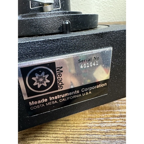 RARE Meade 1037 4" Astronomical Telescope With Manual, Attachments and Case USED - Picture 6 of 10